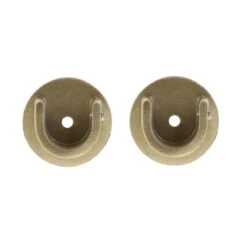 Lot De 2 Naissances Tringle Rideau (D20 Mm) Jim Or