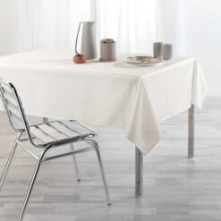 Nappe Rectangulaire Enduite (L250 Cm) Newton Ecru