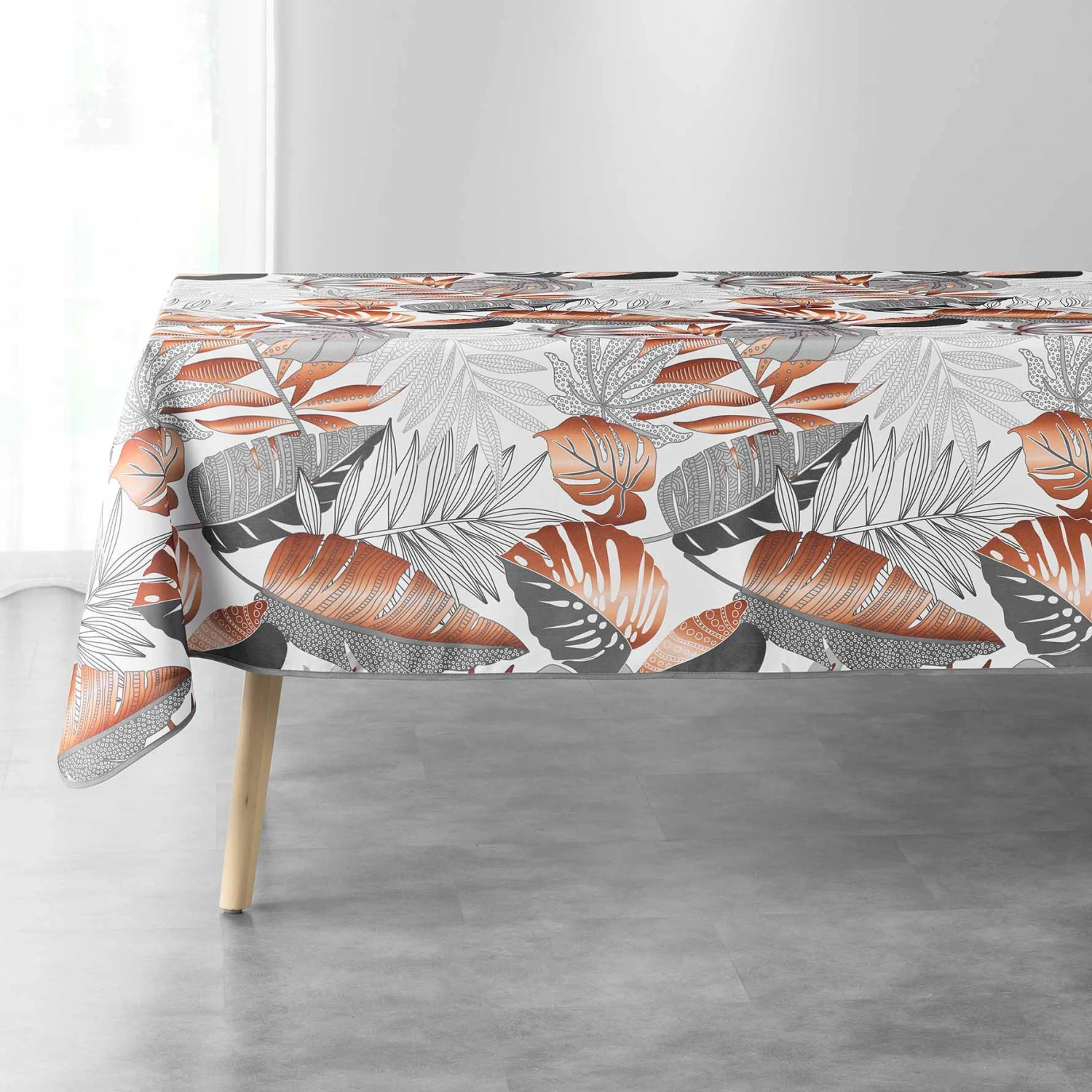 Nappe rectangulaire anti tache (L240 cm) Alianor Blanche Nappe Rectangulaire Anti Tache (L240 Cm) Alianor Blanche -Eminza nappe rectangle 150 x 240 cm polyester imprime alianor blanc 107432 1627478537