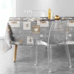 Nappe Rectangulaire (L240 Cm) Augustin Grise