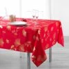 Nappe Rectangulaire (L240 Cm) Bloomy Rouge
