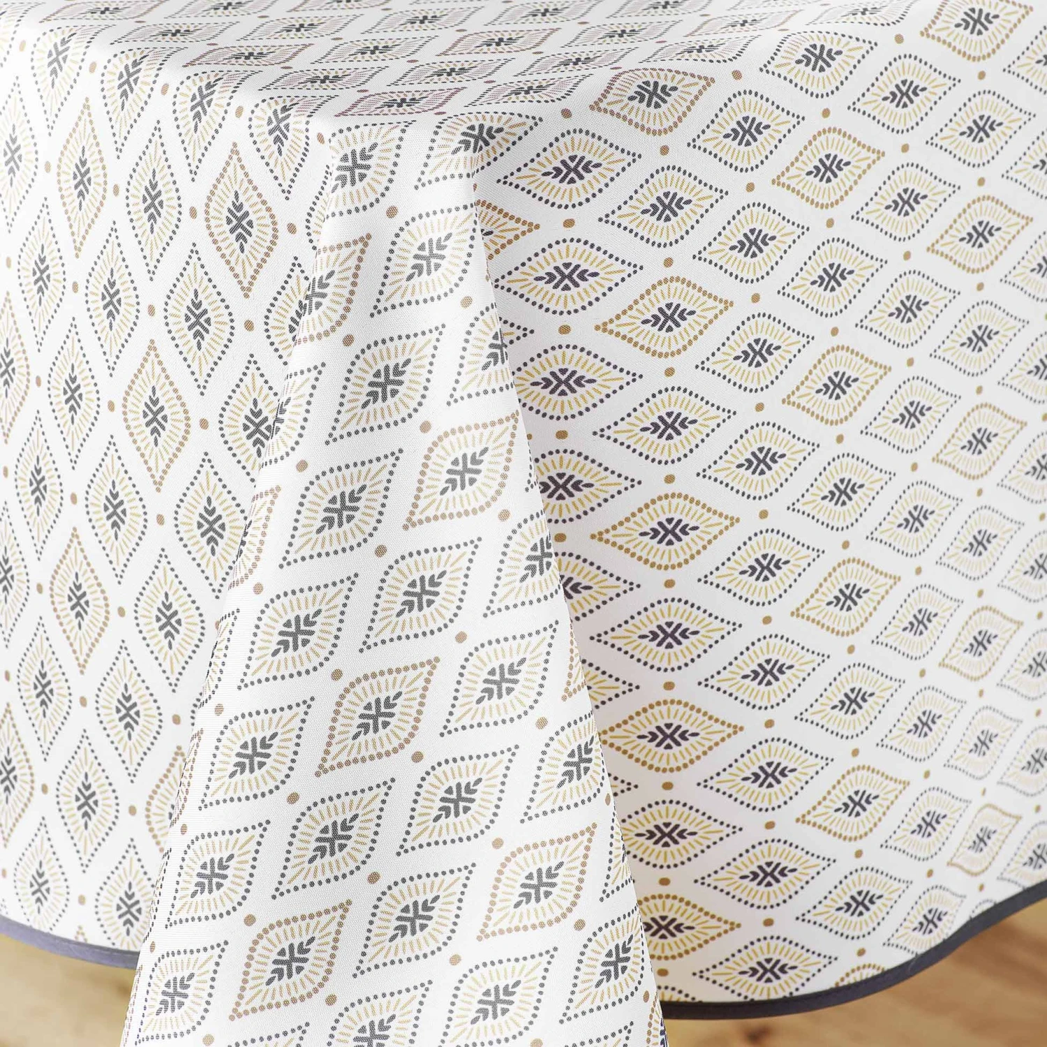 Nappe rectangulaire anti tache (240 cm) Oricia Blanche Nappe Rectangulaire Anti Tache (240 Cm) Oricia Blanche -Eminza nappe rectangle 150 x 240 cm polyester imprime oricia 130638 1690449846