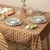 Nappe Rectangulaire Anti Tache (L240 Cm) Kais Taupe