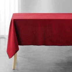 Nappe Rectangulaire Coton Recyclé (L240 Cm) Mistraline Bordeaux 3 Nappe Rectangulaire Coton Recyclé (L240 Cm) Mistraline Bordeaux -Eminza nappe rectangulaire coton recycl l240 cm mistraline bordeaux 126216 1674462387