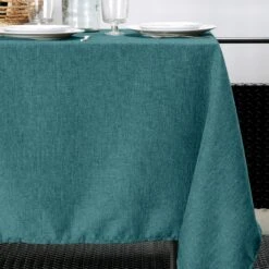 Nappe Rectangulaire (L200 Cm) Bea Bleu Canard