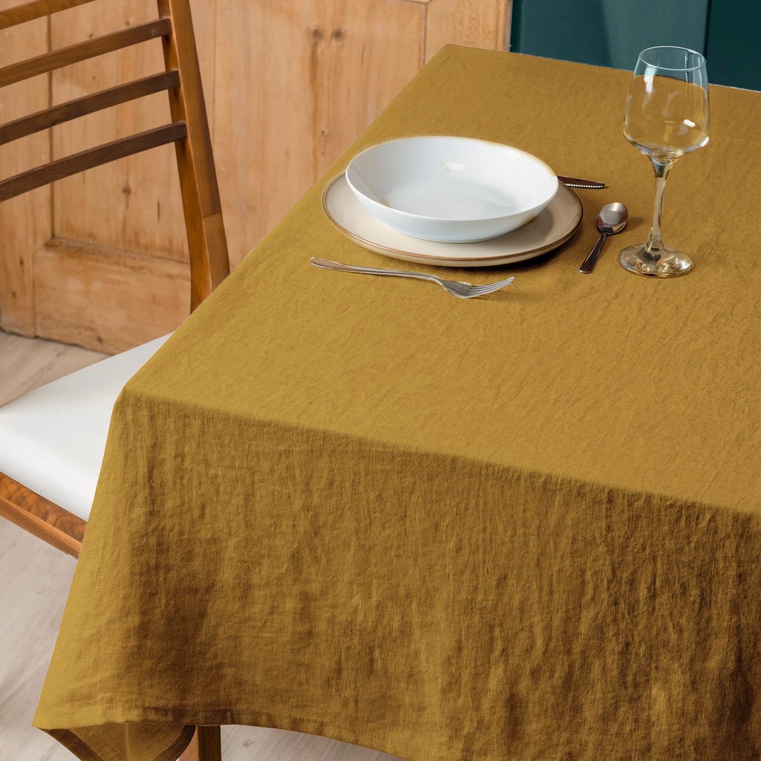 Nappe rectangulaire lin lavé (L250 cm) Louise Caramel Nappe Rectangulaire Lin Lavé (L250 Cm) Louise Caramel -Eminza nappe rectangulaire lin lav l250 cm louise caramel 127795 1680860057