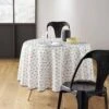 Nappe Ronde Anti Tache (180 Cm) Oricia Blanche