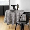 Nappe Ronde Anti Tache (180 Cm) Pandore Noire