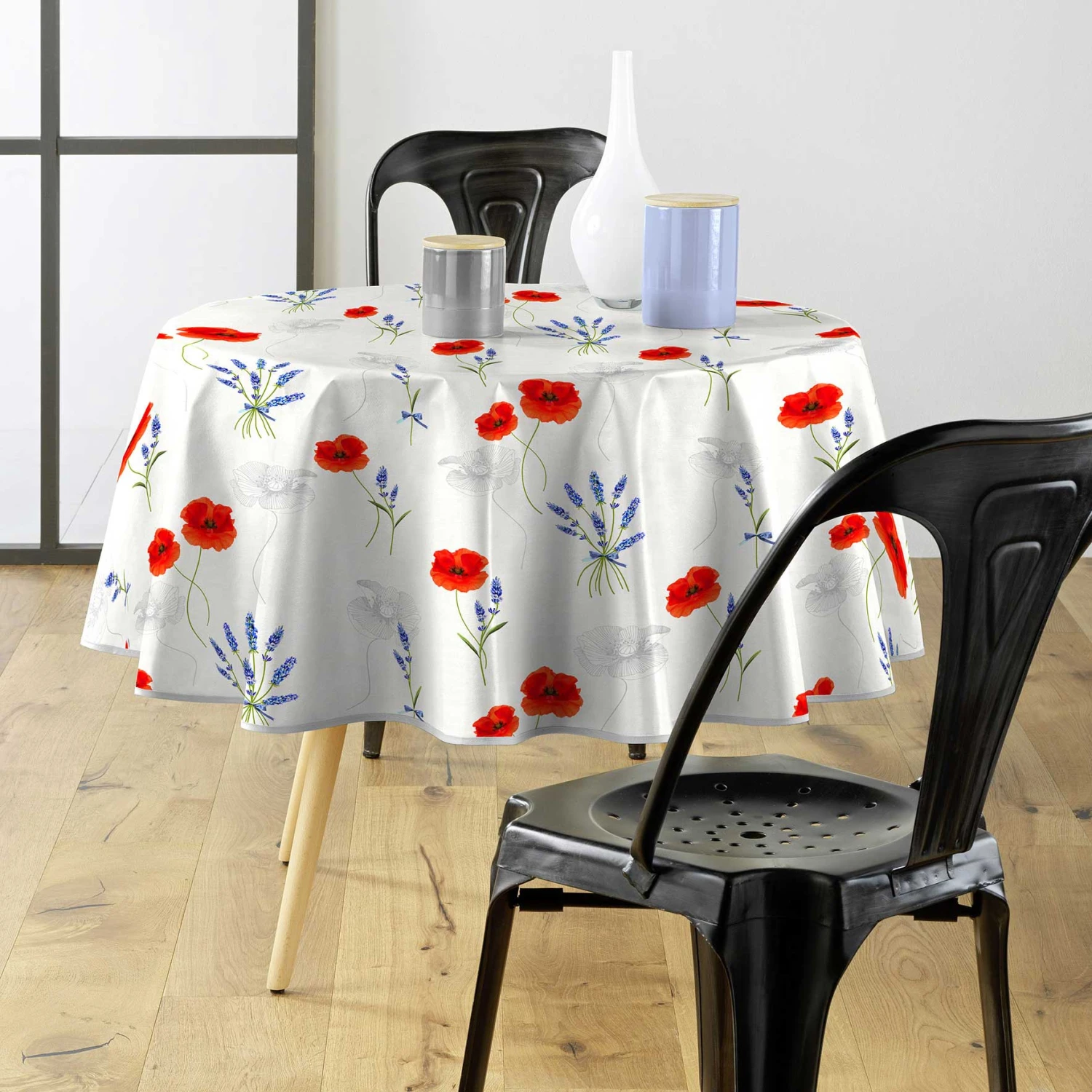 Nappe ronde tissu PVC (D160 cm) Sisteron Rouge Nappe Ronde Tissu PVC (D160 Cm) Sisteron Rouge -Eminza nappe ronde diam tre 160 cm sisteron pvc textilia 126150 1673358738