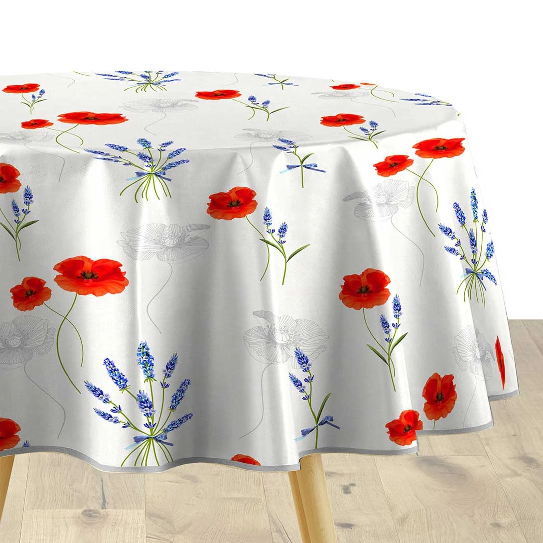 Nappe ronde tissu PVC (D160 cm) Sisteron Rouge Nappe Ronde Tissu PVC (D160 Cm) Sisteron Rouge -Eminza nappe ronde diam tre 160 cm sisteron pvc textilia 126150 1673358757