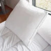 Oreiller Carré (65 Cm) Sensation Duvet Blanc