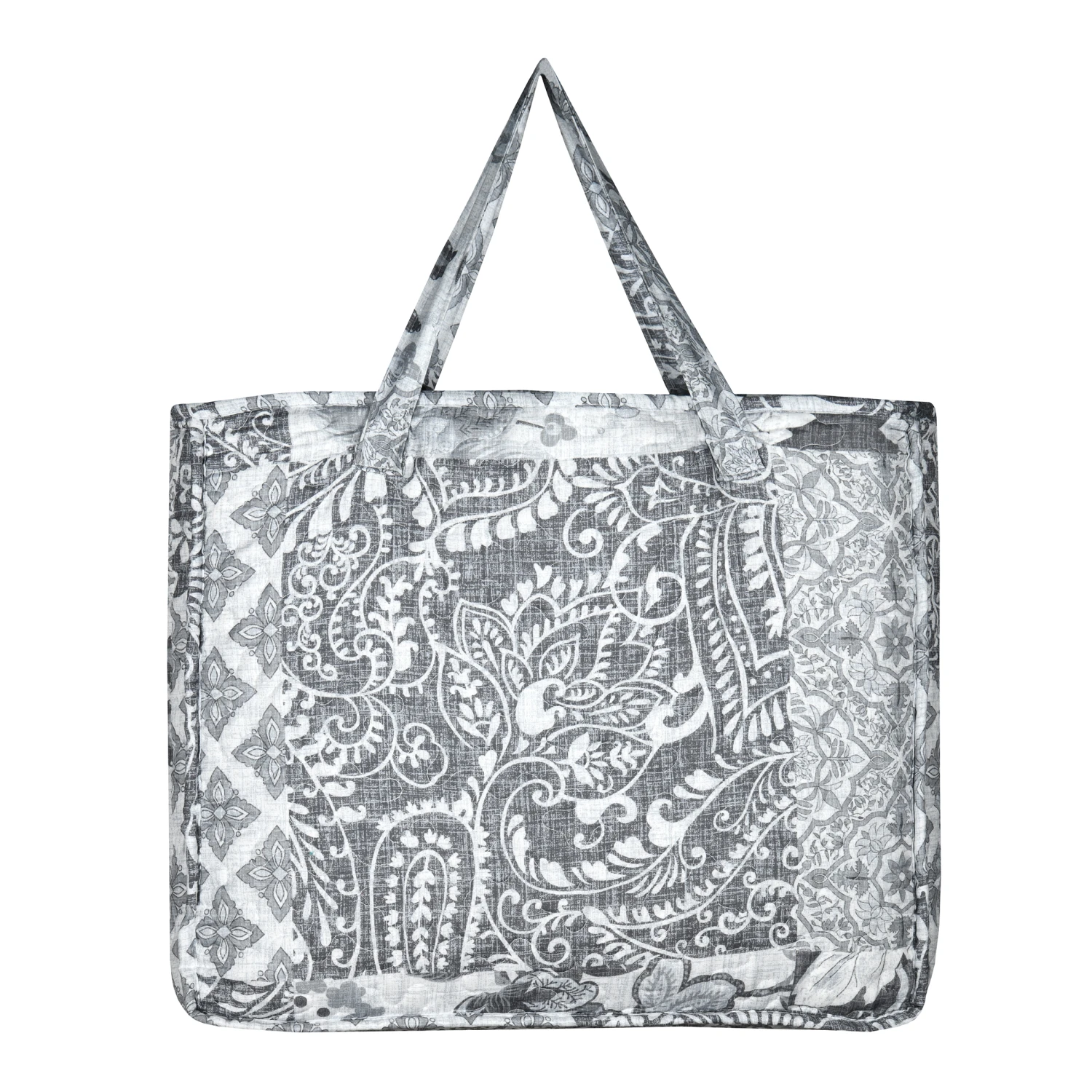 Couvre-lit et taies d'oreiller (260 x 240 cm) Octavia Gris Couvre-lit Et Taies D'oreiller (260 X 240 Cm) Octavia Gris -Eminza p5d209001 1 copie