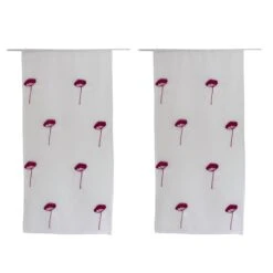 Paire De Voilages Brodés (60 X 120 Cm) Cosmos Bordeaux 2 Paire De Voilages Brodés (60 X 120 Cm) Cosmos Bordeaux -Eminza paire de vitrage cosmos en tamine brod fleur design exclusif passe tringle 60x120 cm bordeaux blanc 127218 1675161254