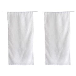 Paire De Voilages Brodés (60 X 120 Cm) Galet Blanc 2 Paire De Voilages Brodés (60 X 120 Cm) Galet Blanc -Eminza paire de vitrage galet en tamine brod rond design exclusif passe tringle 60x120 cm blanc 127224 1675161389