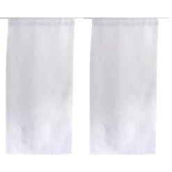 Paire De Voilages (60 X 160 Cm) Anna Blanche 2 Paire De Voilages (60 X 160 Cm) Anna Blanche -Eminza paire de vitrages avec galon feuille en macram design exclusif passe tringle 2x60x160cm anna blanc 131008 1690892170