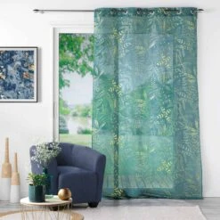 Voilage (140 X 240 Cm) Belflor Vert émeraude