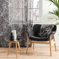 Voilage (140 X 240 Cm) Cabana Noir