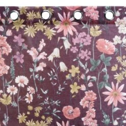 Voilage (140 X 240 Cm) Florabella Violet Prune 3 Voilage (140 X 240 Cm) Florabella Violet Prune -Eminza panneau a oeillets 140 x 240 cm voile sable imprime florabella prune 117748 1656417791