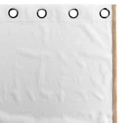 Voilage (140 X 240 Cm) Sarah Blanc 3 Voilage (140 X 240 Cm) Sarah Blanc -Eminza panneau a oeillets 140 x 240 cm voile sable jute sarah blanc 117865 1656405784