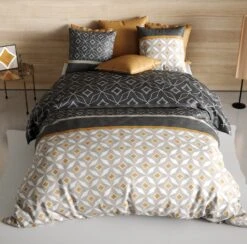 Housse De Couette Et Deux Taies Coton (240 Cm) Ota Multicolore