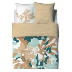 Housse De Couette Et Deux Taies Coton (240 Cm) Izia Fresh Multicolore 2 Housse De Couette Et Deux Taies Coton (240 Cm) Izia Fresh Multicolore -Eminza parure housse de couette 3pcs 240x220cm 100 coton premium 57fils izia fresh 127636 1678789972