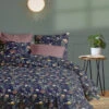 Housse De Couette Et Deux Taies Coton (240 Cm) Phytea Bleue