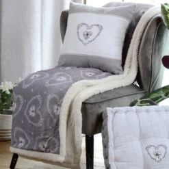 Plaid Doux (160 Cm) Pauline Gris