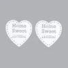 Lot De 2 Pinces Rideau Pivotantes Sweet Home Blanc