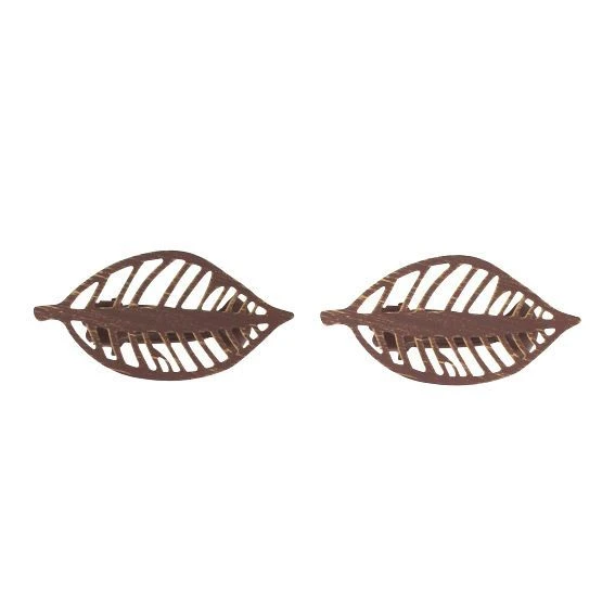 Lot de 2 pinces rideau pivotantes Stockholm Rouille Lot De 2 Pinces Rideau Pivotantes Stockholm Rouille -Eminza pince metal gm stockholm x2 rouille or 39473