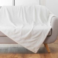 Plaid Fausse Fourrure (150 Cm) Iceberg Ecru