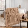 Plaid Fausse Fourrure (150 Cm) Foxy Taupe