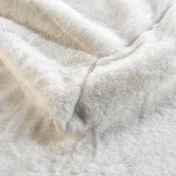 Plaid Fausse Fourrure (220 Cm) Caresse Ecru -Eminza plaid 180 x 220 cm imitation fourrure caresse naturel 118444 1656071450