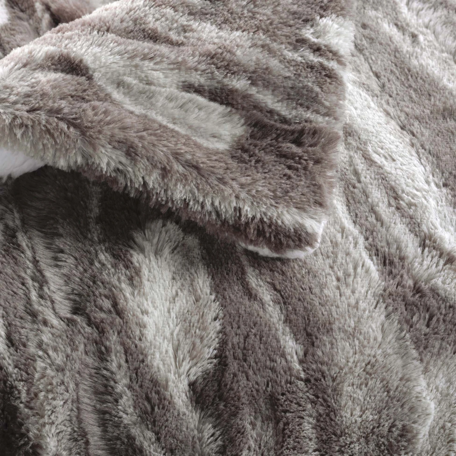 Plaid fausse fourrure (220 cm) Caribou Taupe Plaid Fausse Fourrure (220 Cm) Caribou Taupe -Eminza plaid 180 x 220 cm imitation fourrure sherpa caribou 118573 1656057907