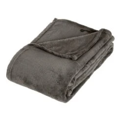 Plaid Doux (150 Cm) Tendresse Gris