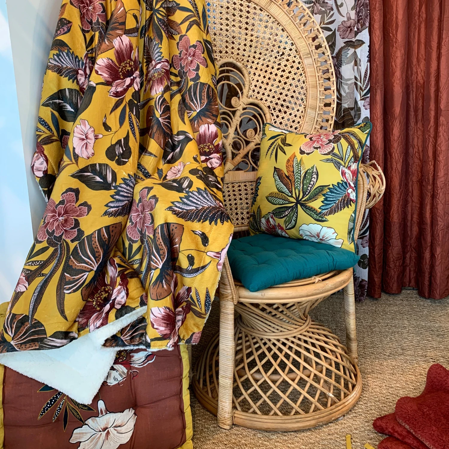 Plaid doux (160 cm) Curiosity Multicolore Plaid Doux (160 Cm) Curiosity Multicolore -Eminza plaid doux 160 cm curiosity multicolore 120610 1660720327