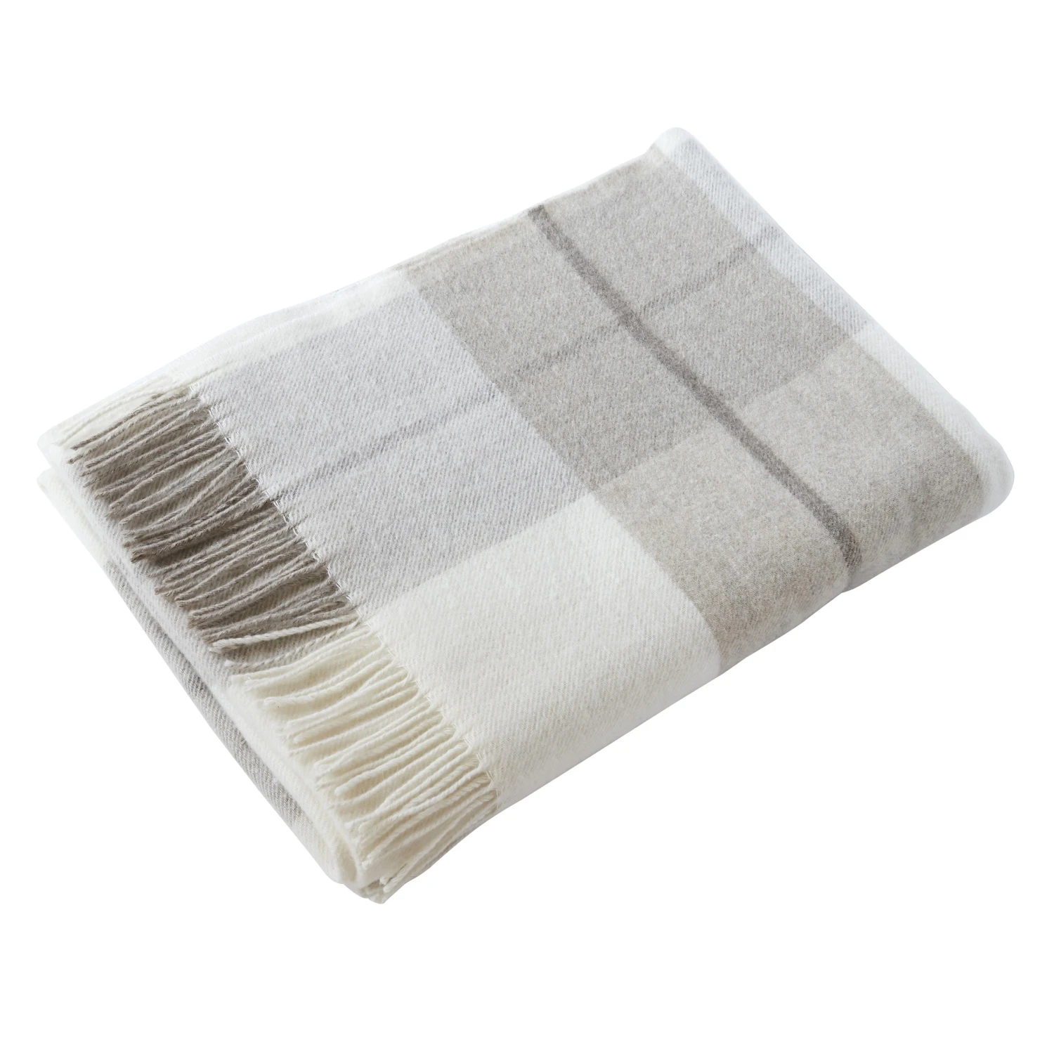 Plaid laine (200 cm) Marius Beige Plaid Laine (200 Cm) Marius Beige -Eminza plaid franges 140 x 200 cm laine marius 131465 1695196858
