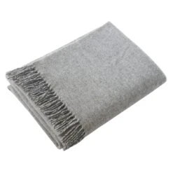 Plaid Laine (200 Cm) Martin Gris 3 Plaid Laine (200 Cm) Martin Gris -Eminza plaid franges 140 x 200 cm laine martin 131466 1695196188