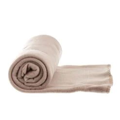 Plaid Polaire (150 Cm) Mélys Lin -Eminza plaid polaire lin 125x150 douillet 55681 3