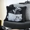 Coussin Carré (40 Cm) Princeton Noir