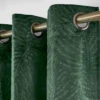 Rideau Occultant Velours (140 X 180 Cm) Fern Vert Sapin