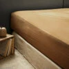 Drap Housse Gaze De Coton (160 Cm) Gaïa Camel