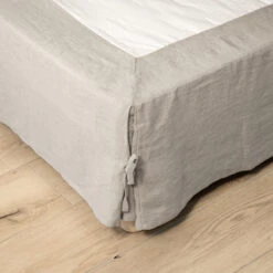 Cache-sommier Lin Lavé (160 X 200 Cm) Louise Beige