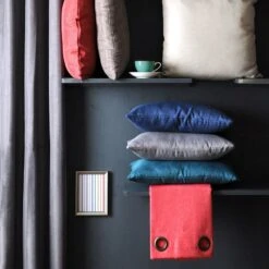 Rideau (140 X H260 Cm) Béa Bleu Canard -Eminza rideau 135 x h260 cm bea turquoise 51476 1