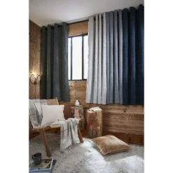 Rideau Occultant Isolant (140 X 180 Cm) Bjorn Bleu Nuit -Eminza rideau 140 x 180 cm occultant polaire bjorn minuit 131419 1695205206