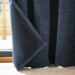 Rideau Occultant Isolant (140 X 180 Cm) Bjorn Bleu Nuit -Eminza rideau 140 x 180 cm occultant polaire bjorn minuit 131419 1695205240