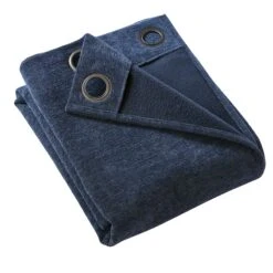 Rideau Occultant Isolant (140 X 180 Cm) Bjorn Bleu Nuit -Eminza rideau 140 x 180 cm occultant polaire bjorn minuit 131419 1695205259