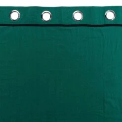Rideau Coton Lavé (135 X 240 Cm) Linette Vert émeraude 4 Rideau Coton Lavé (135 X 240 Cm) Linette Vert émeraude -Eminza rideau a oeillets 135 x 240 cm coton lave linette emeraude 118132 1656501718