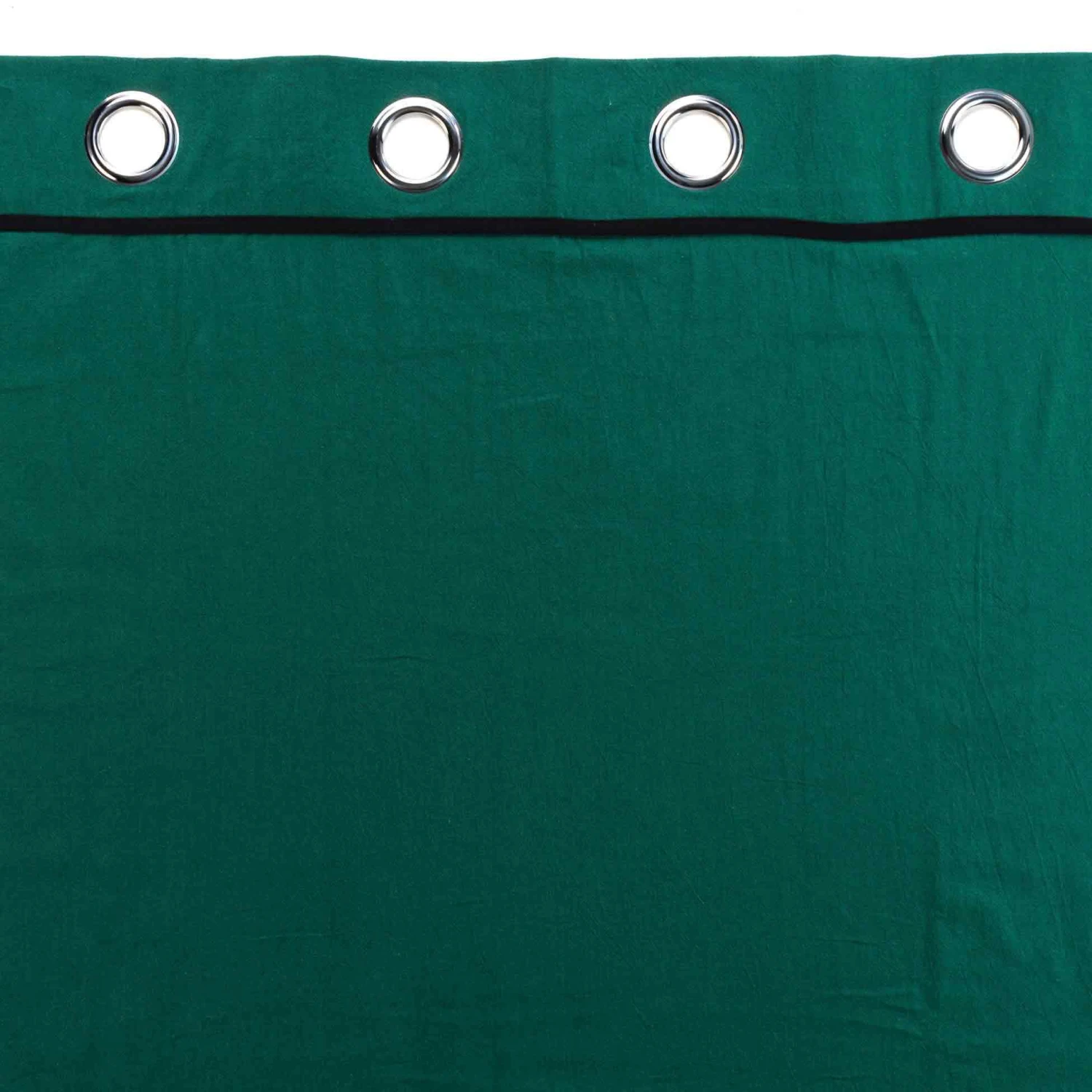 Rideau coton lavé (135 x 240 cm) Linette Vert émeraude Rideau Coton Lavé (135 X 240 Cm) Linette Vert émeraude -Eminza rideau a oeillets 135 x 240 cm coton lave linette emeraude 118132 1656501718