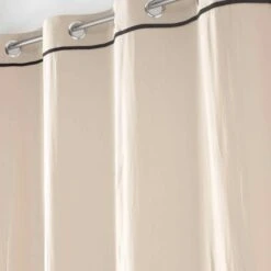 Rideau Coton Lavé (135 X 240 Cm) Linette Beige -Eminza rideau a oeillets 135 x 240 cm coton lave linette lin 118138 1656495693