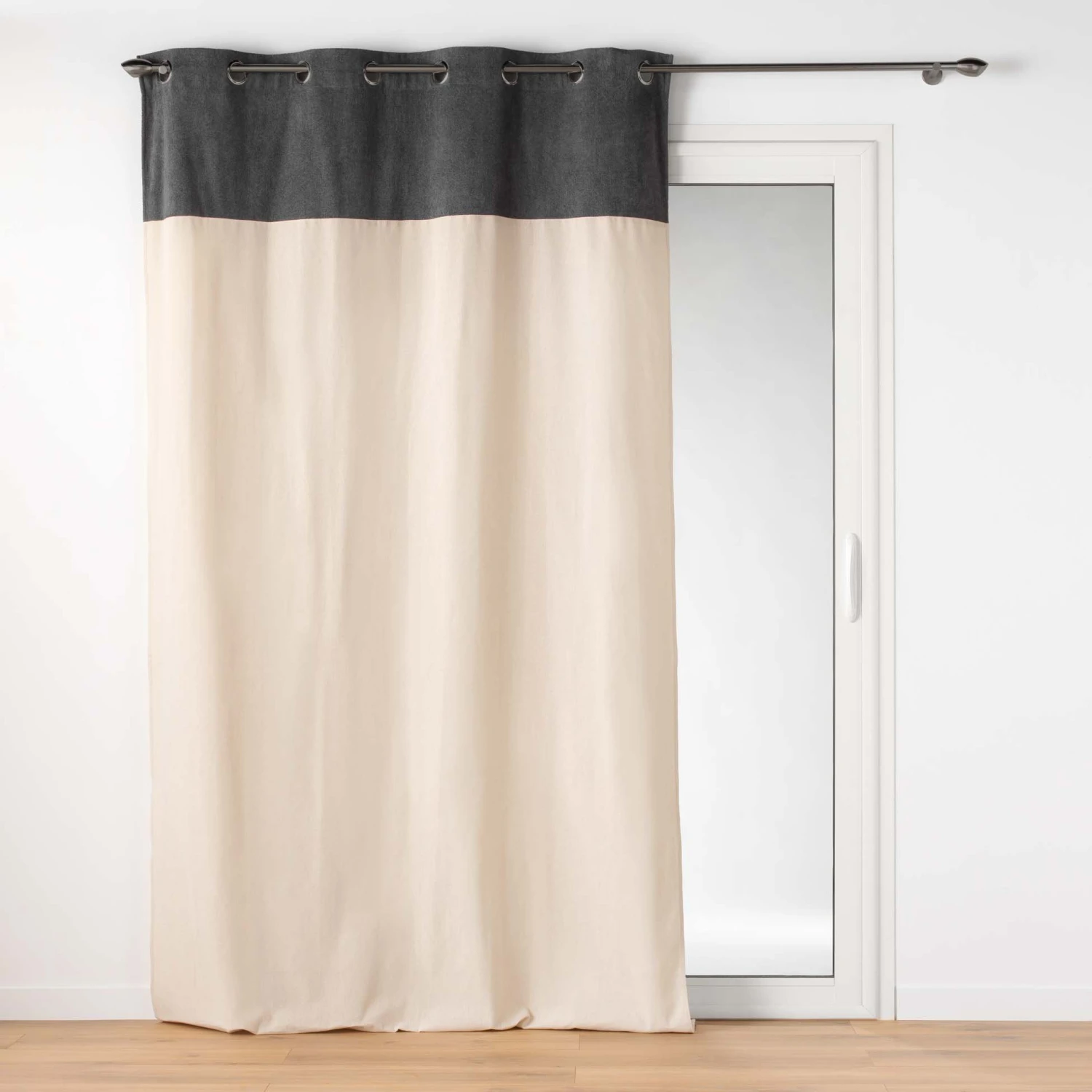 Rideau bouclette (140 x 240 cm) Tessa Gris anthracite Rideau Bouclette (140 X 240 Cm) Tessa Gris Anthracite -Eminza rideau a oeillets 140 x 240 cm polycoton top bouclette unie tessa anthracite 130546 1689597836